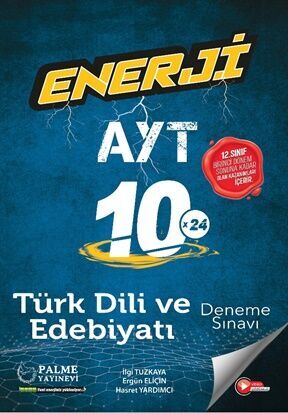 AYT Türk Dili ve Edebiyatı Enerji 10 Deneme Sınavı Palme Yayınları