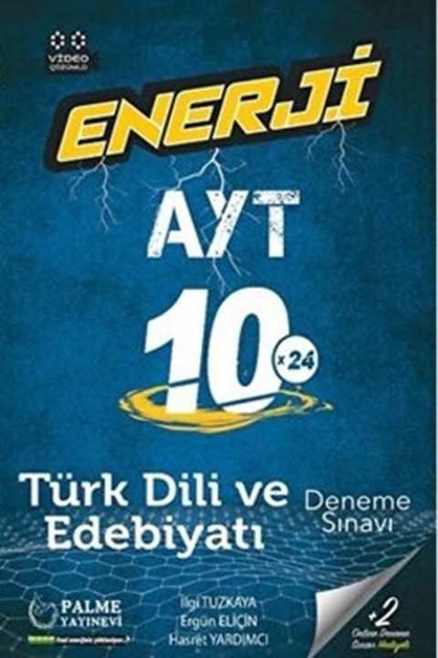 AYT Türk Dili ve Edebiyatı Enerji 10x24 Deneme Sınavı Palme Yayınları