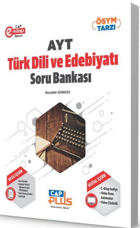 AYT Türk Dili ve Edebiyatı Plus Serisi Soru Bankası Çap Yayınları