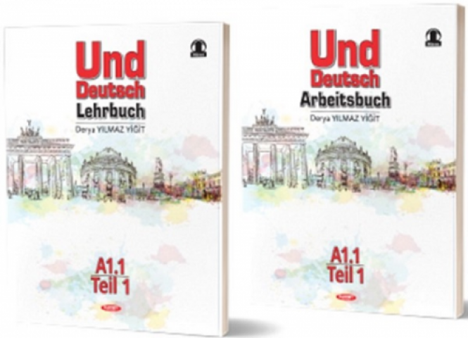 Almanca Und Deutsch (Lehrbuch Arbeitsbuch) A 1.1 Teil 1 Kurmay Yayınları