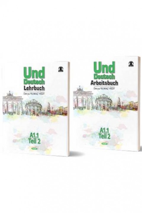 Almanca Und Deutsch Lehrbuch - Arbeıtsbuch A1.1 Teil 2 (2 Kitap Set) Kurmay ELT Yayınları
