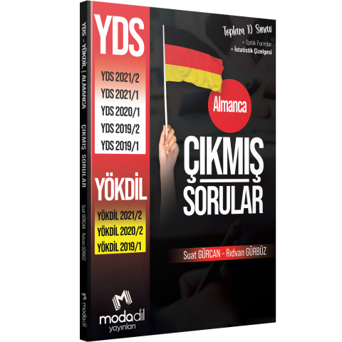 Almanca YDS -YökDİL Çıkmış Sorular Modadil Yayınları