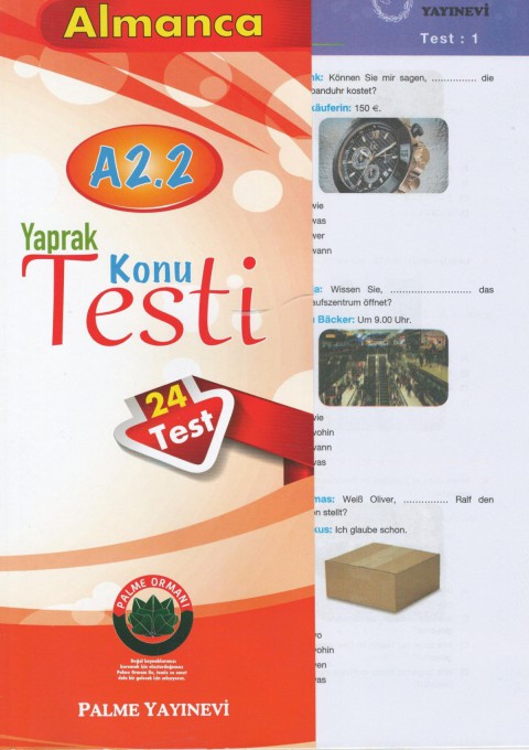 Almanca Yaprak Test A 2.2 Palme Yayınları