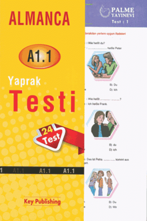 Almanca Yaprak Test A1.1 Palme Yayınları