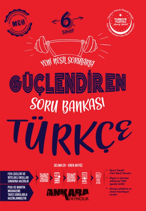 Ankara 6. Sınıf Türkçe Güçlendiren Soru Bankası Soru Ankara Yayıncılık