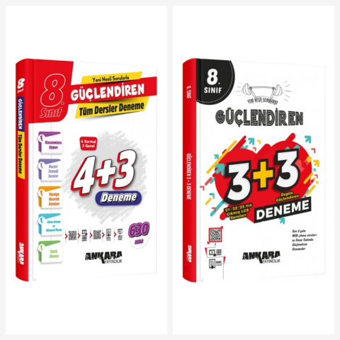 Ankara 8. Sınıf Güçlendiren Tüm Dersler Deneme Sınavı 2 Kitap Ankara Yayıncılık