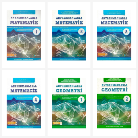 Antrenmanlarla Matematik ve Geometri Seti 6 Kitap Antrenman Yayıncılık