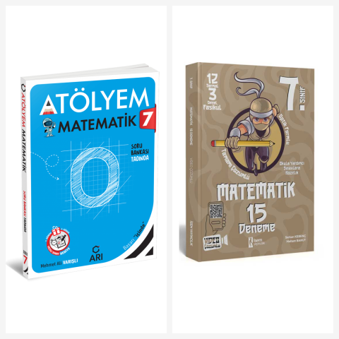 Arı 7. Sınıf Matematik Atölyem + 15 Deneme Seti Arı ve İsem Yayınları