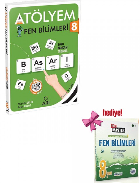 Arı 8. Sınıf Fen Bilimleri Atölyem Fenito Arı Yayınları + Okyanus Fen Soru Hediyeli
