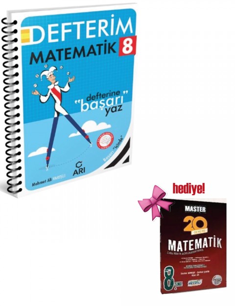 Arı 8. Sınıf Matematik Akıllı Defteri + Okyanus Matematik Deneme Hediyeli