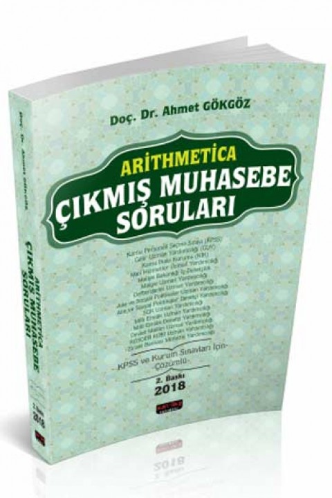 Arithmetica Çözümlu Çıkmış Muhasebe Soruları 2018 Savaş Yayınları