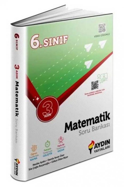 Aydın 6. Sınıf Matematik Üç Adım Soru Bankası Aydın Yayınları