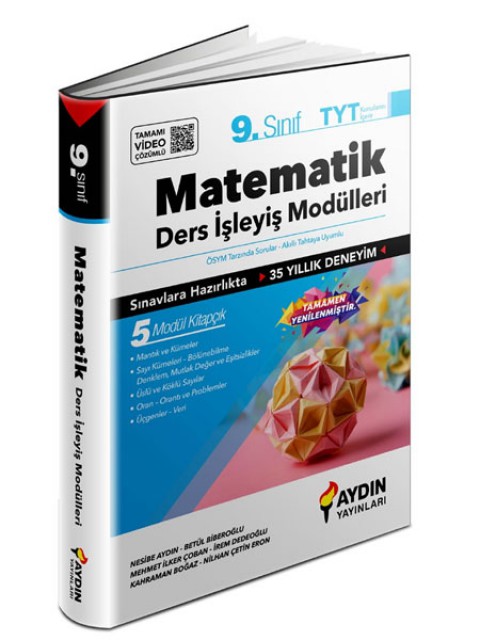 9. Sınıf Matematik Ders İşleyiş Modülleri Aydın Yayınları