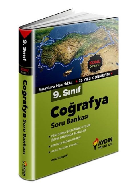 9. Sınıf Coğrafya Konu Özetli Soru Bankası Aydın Yayınları
