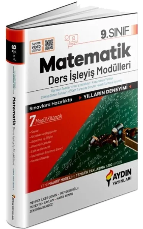 Aydın 9. Sınıf Matematik Ders İşleyiş Modülleri Aydın Yayınları