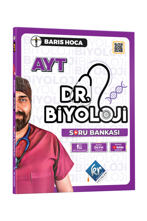 Barış Hoca AYT Dr. Biyoloji Soru Bankası Kr Akademi Yayınları