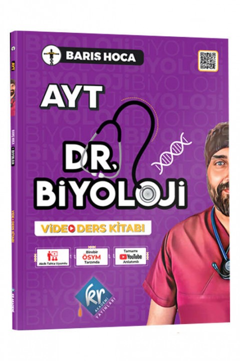 Barış Hoca AYT Dr.Biyoloji Video Ders Kitabı KR Akademi Yayınları