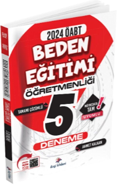 Beden Eğitimi Öğretmenliği QR Çözümlü 5 Deneme Sınavı Dizgi Kitap Yayınları