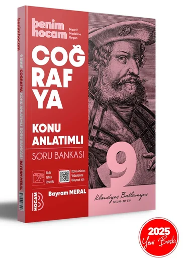 Benim Hocam 2025 9. Sınıf Coğrafya Konu Anlatımlı Soru Bankası Benim Hocam Yayınları