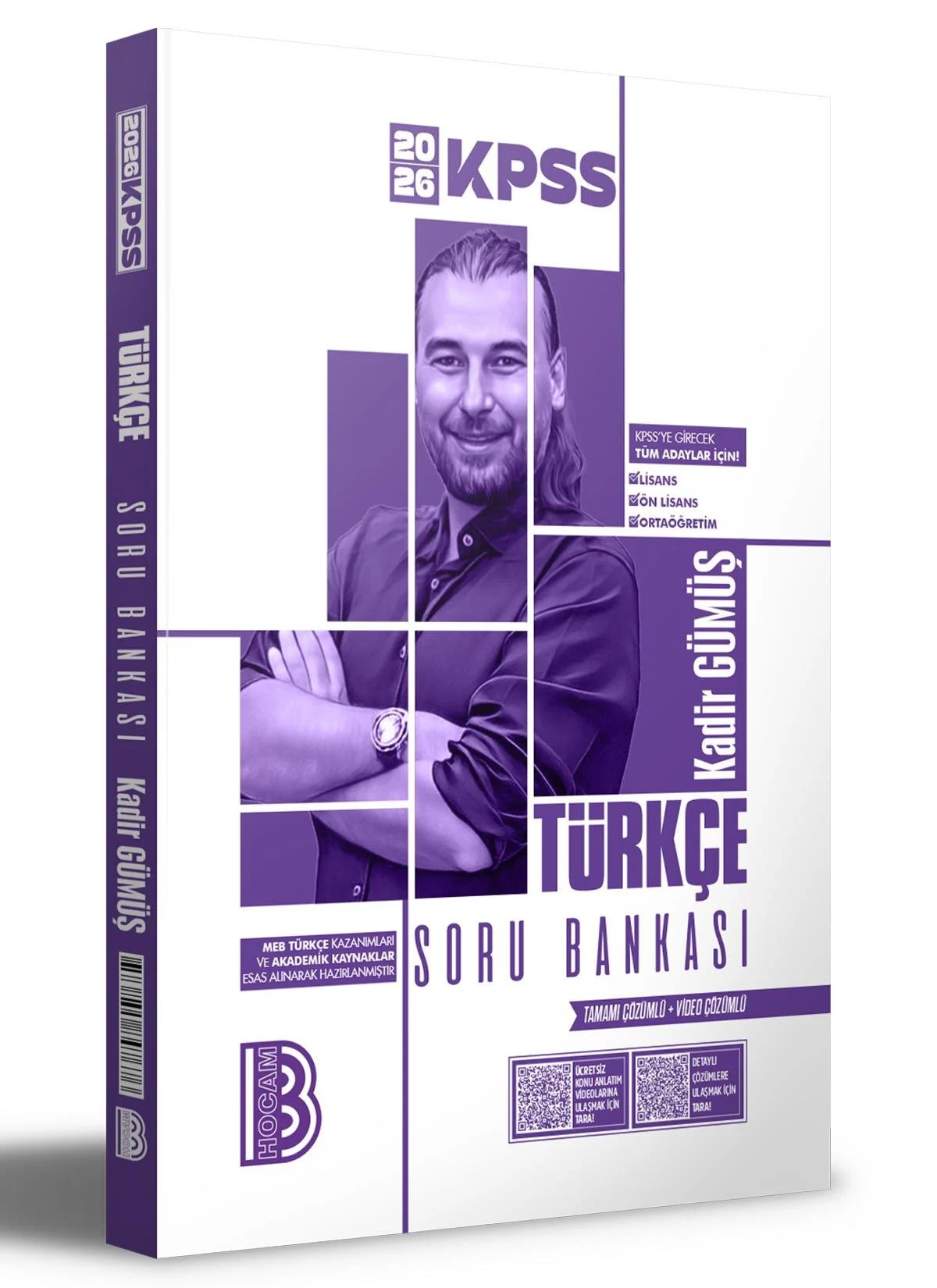 Benim Hocam 2026 KPSS Türkçe Tamamı Video Çözümlü Soru Bankası Benim Hocam Yayınları
