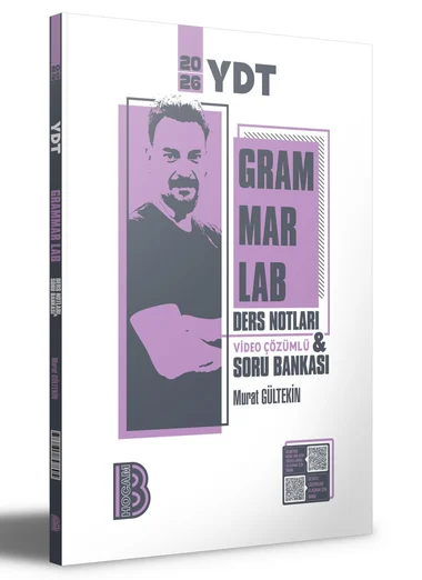 Benim Hocam 2026 YDT Grammar Lab Ders Notları ve Video Çözümlü Soru Bankası Benim Hocam Yayınları