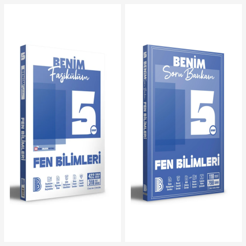 Benim Hocam 5. Sınıf Fen Bilimleri Benim Fasikülüm + Soru Bankası Seti 2 Kitap Benim Hocam Yayınları