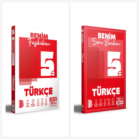 Benim Hocam 5. Sınıf Türkçe Benim Fasikülüm + Soru Bankası Seti 2 Kitap Benim Hocam Yayınları