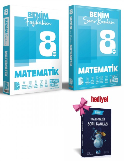 Benim Hocam 8. Sınıf Matematik Benim Fasikülüm + Soru Bankası Seti + Matematik Soru Hediyeli
