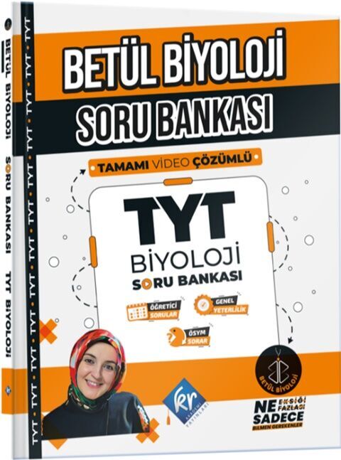 Betül Biyoloji TYT Biyoloji Soru Bankası KR Akademi