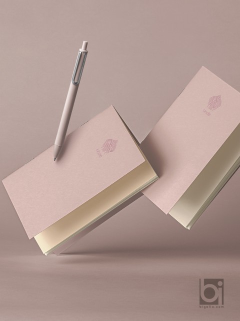 Bi Note Tel Dikişli Not Defteri 3'lü Set Pembe