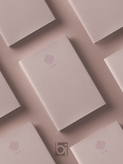 Bi Note Tel Dikişli Not Defteri 3'lü Set Pembe