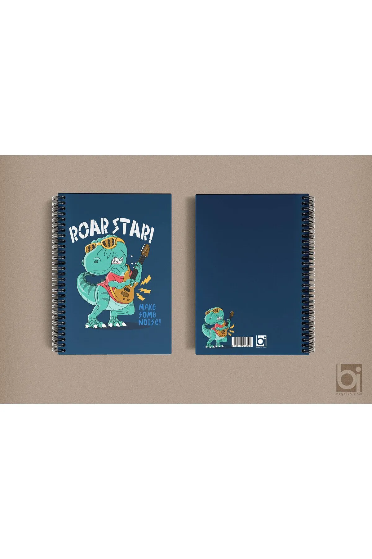 Binote Roar Star Dinazor Çizgisiz Sprilalli Not Defteri
