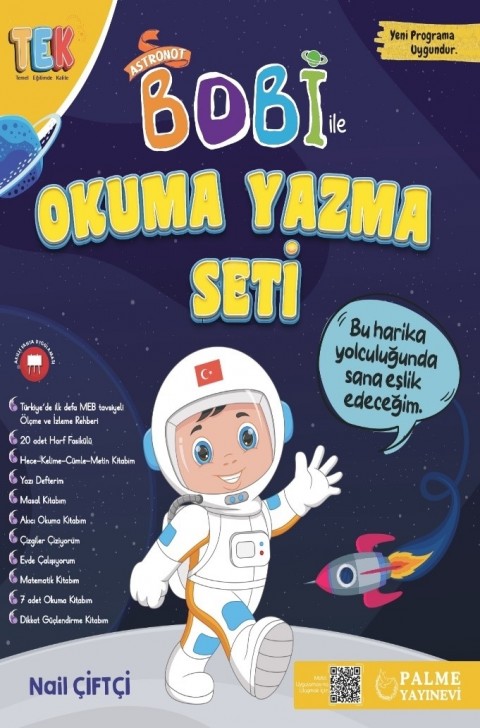 Bobi İle Okuma Yazma Seti (17 KİTAP) Palme Yayınları