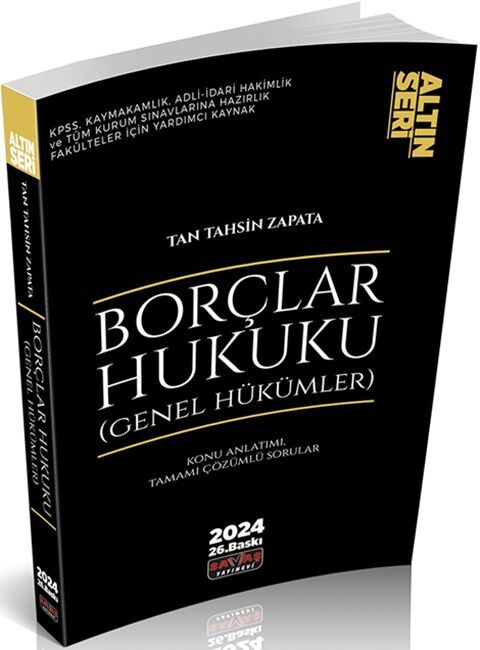 Borçlar Hukuku Genel Hükümler Konu Anlatımı Savaş Yayınevi
