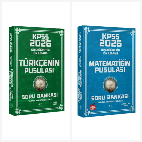 CBA 2026 KPSS Lise Ortaöğretim Ön Lisans Genel Yetenek Çözümlü Soru Bankası Seti 5 Kitap CBA Yayınları