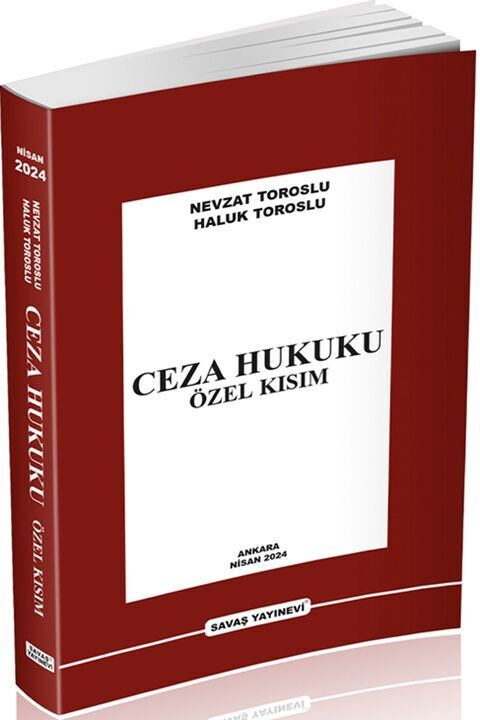 Ceza Hukuku Özel Kısım Savaş Yayınevi