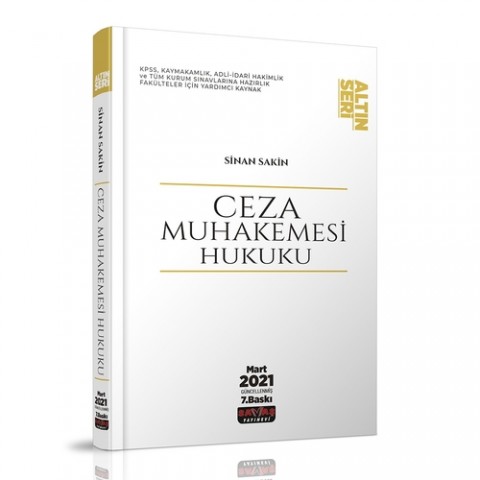Ceza Muhakemesi Hukuku Konu Anlatımı Savaş Yayınevi