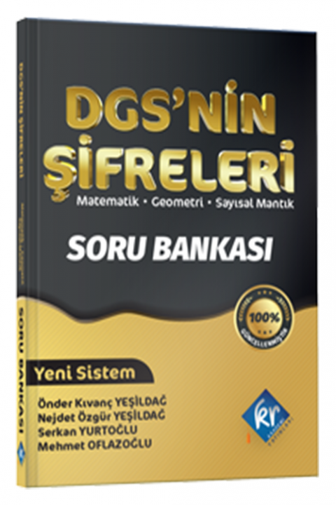 2024 DGS nin Şifreleri Soru Bankası KR Akademi Yayınları