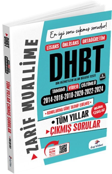 DHBT Son 6 Sınav Tamamı Video Çözümlü Orijinal Çıkmış Sorular Dizgi Kitap Yayınları