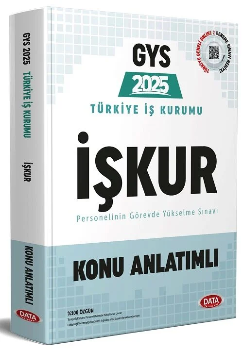 Data 2025 GYS İŞKUR Türkiye İş Kurumu Şube Müdürü Konu Anlatımlı Hazırlık Kitabı Görevde Yükselme Data Yayınları
