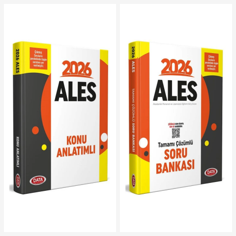 Data 2026 ALES Konu Anlatımlı Soru Bankası Seti 2 Kitap Data Yayınları