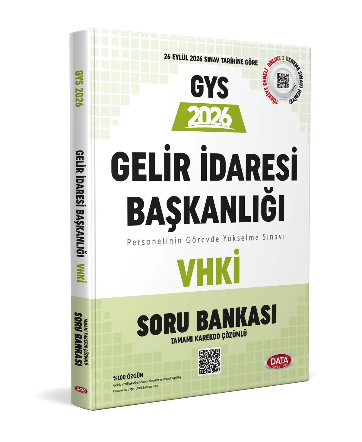 Data 2026 GYS Gelir İdaresi Başkanlığı VHKİ Soru Bankası Data Yayınları