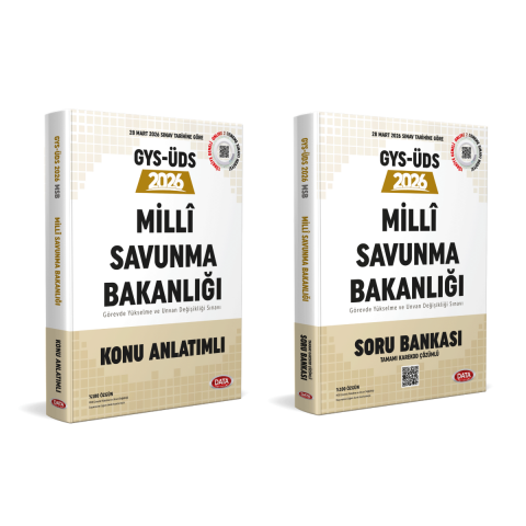 Data 2026 GYS-ÜDS Milli Savunma Bakanlığı Konu Anlatımlı Soru Bankası Seti Data Yayınları