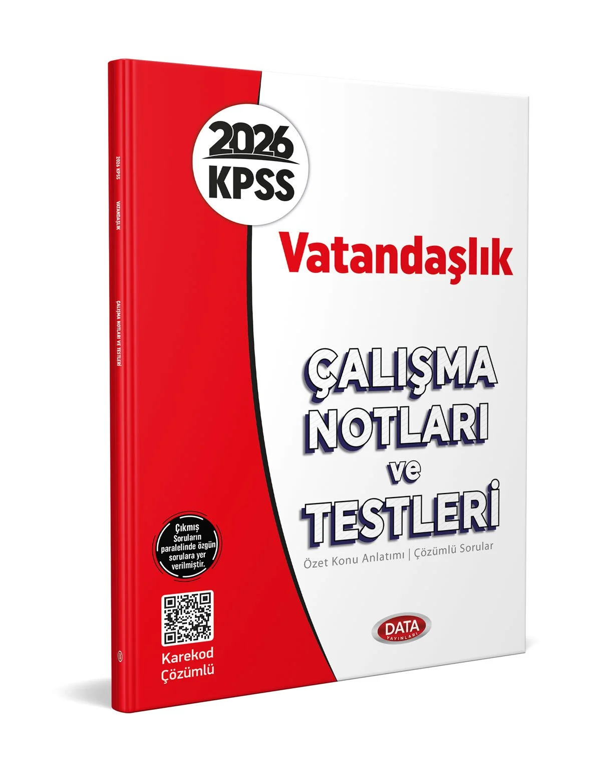 Data 2026 KPSS Vatandaşlık Çalışma Notları ve Testleri Data Yayınları