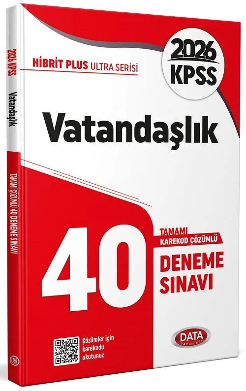 Data 2026 KPSS Vatandaşlık Ultra 40 Deneme Çözümlü Data Yayınları