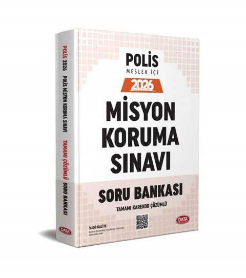 Data 2026 Polis Misyon Koruma Sınavı Tamamı Çözümlü Soru Bankası Data Yayınları