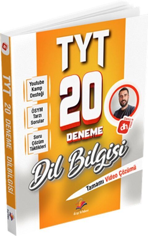 Deniz Hoca TYT Türkçe Dil Bilgisi 20 Deneme Sınavı Dizgi Kitap Yayınları