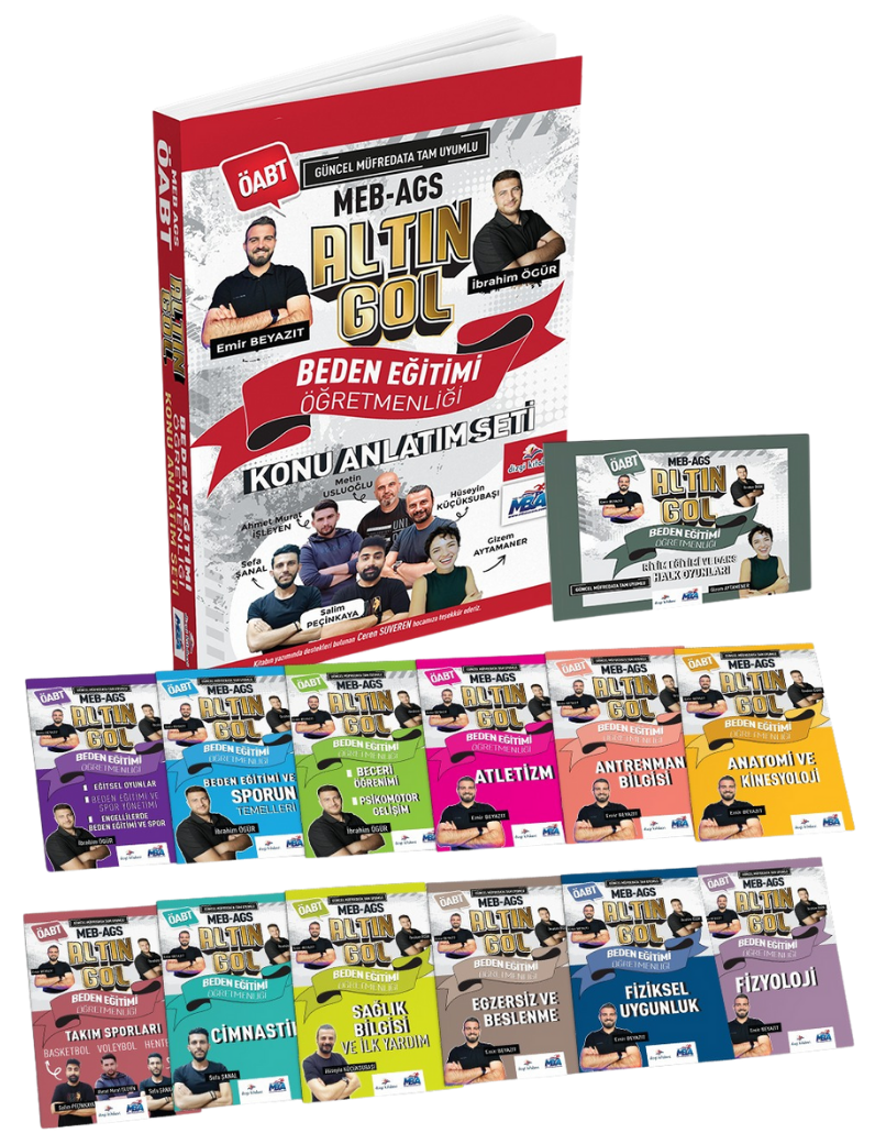 Dizgi Kitap 2026 ÖABT MEB-AGS Beden Eğitimi Öğretmenliği Altın Gol Konu Anlatımlı Modüler Set - Emir Beyazıt, İbrahim Ögür Dizgi Kitap Yayınları