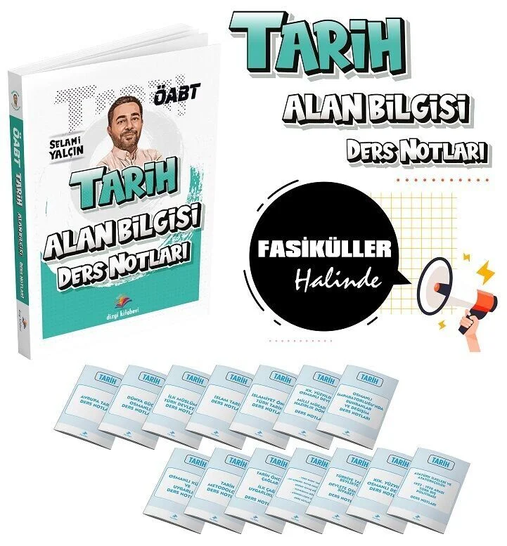 Dizgi Kitap 2026 ÖABT Tarih Öğretmenliği Alan Bilgisi Ders Notları - Selami Yalçın Dizgi Kitap Yayınları