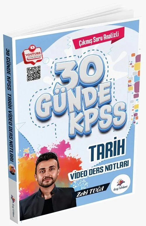 KPSS MEB-AGS 30 Günde Tarih Video Ders Notları - Zeki Tuğa Dizgi Kitap Yayınları